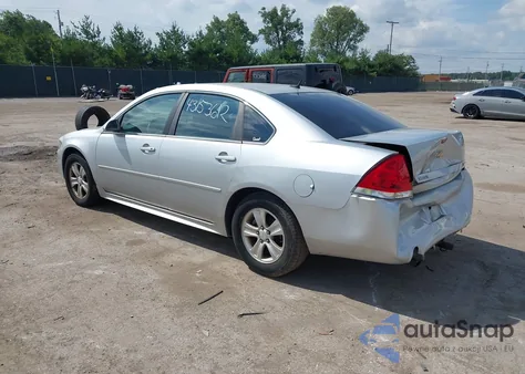 2012 Chevrolet Impala Ls из США, поврежденный, VIN 2G1WA5E37C1195202